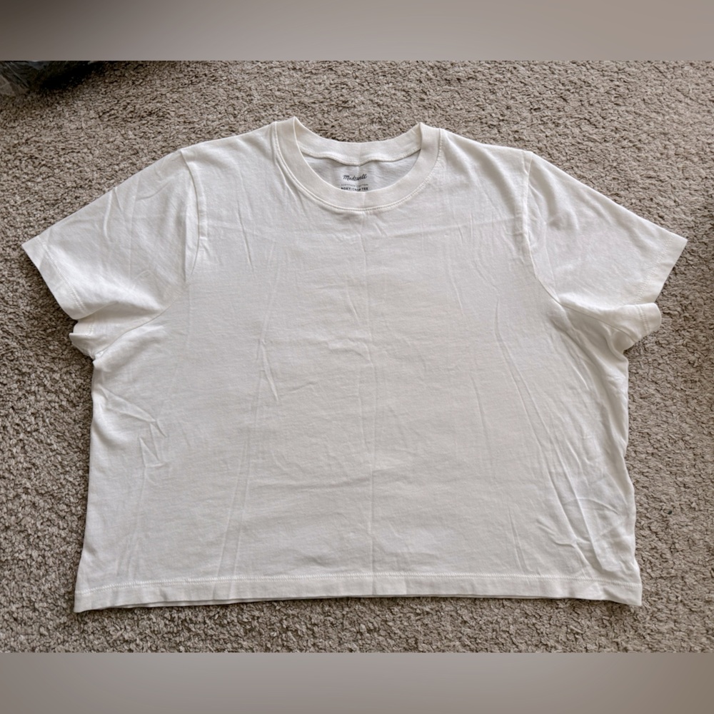Madewell Softfade Boxy Crop Tee